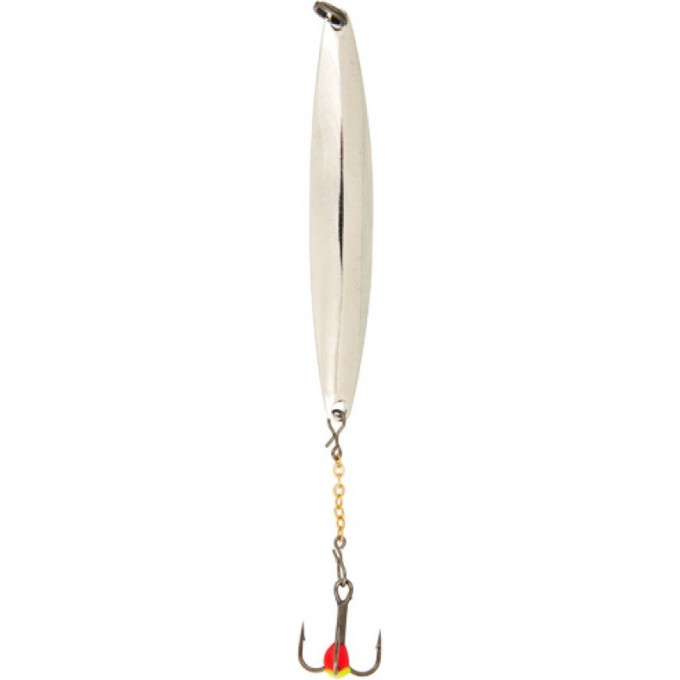 Блесна вертикальная зимняя LUCKY JOHN NAIL BLADE с цепочкой и тройником 65Mm S Блистер LJNB65-S