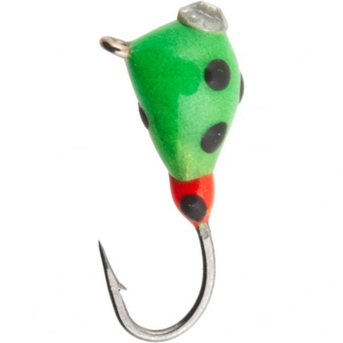 Мормышка вольфрамовая LUCKY JOHN КАПЛЯ с петелькой крашеная с камнем 40мм, цвет 221 LJ32040-221