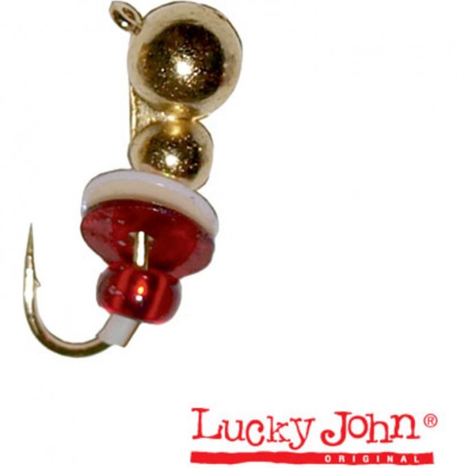 Мормышка вольфрамовая LUCKY JOHN МУРАВЕЙ с петелькой, пайетками и бисером 30мм, цвет g LJ21030-02