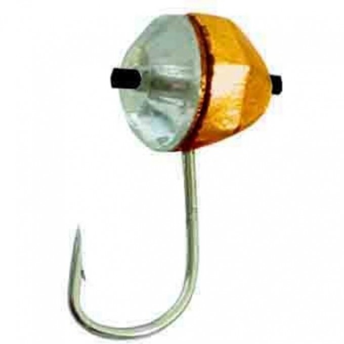 Мормышка вольфрамовая LUCKY JOHN SALMO КРУГЛАЯ граненая с петелькой и Swarovski 40мм, цвет 17 LJ06040-110