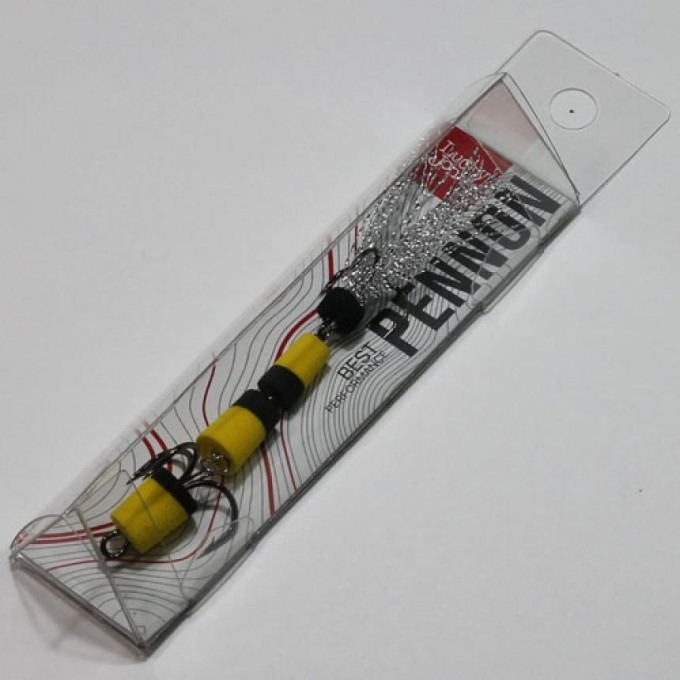 Приманка джиговая LUCKY JOHN PENNON 25, цвет желтый/черный в блистере FB3003294