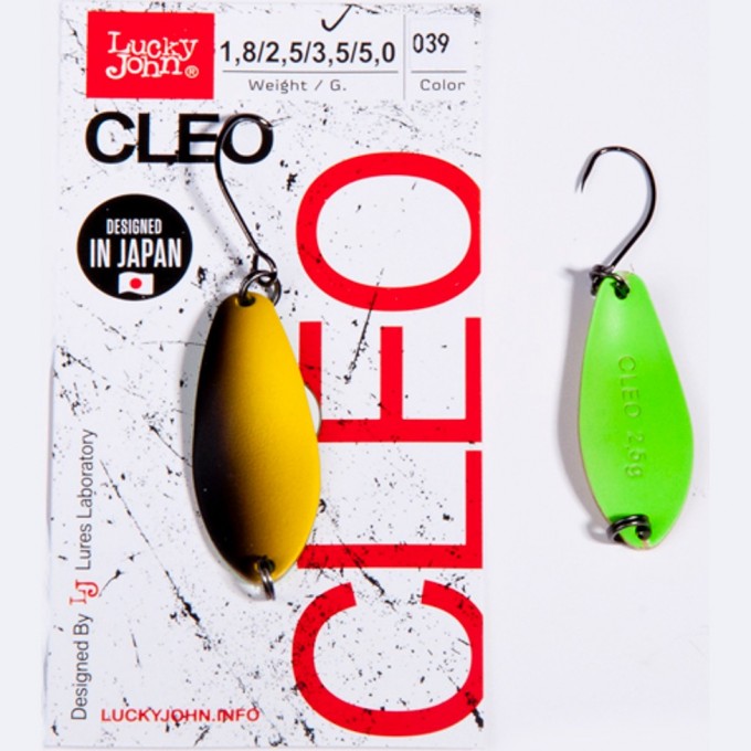 Блесна колеблющаюся LUCKY JOHN CLEO 2,5 г, цвет 039 LJCL25-039