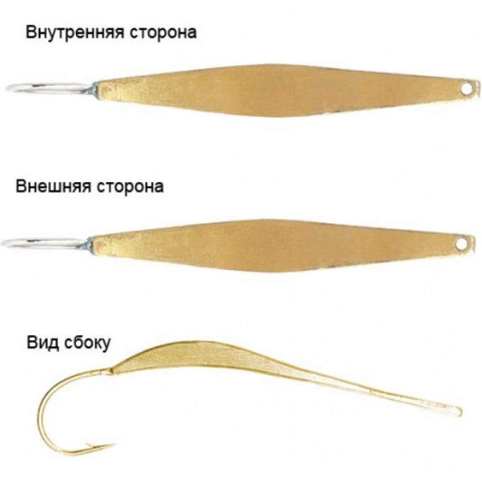 Блесна вертикальная зимняя LUCKY JOHN MODEL M 255 C Впаян.кр.kamasan G 7255-G