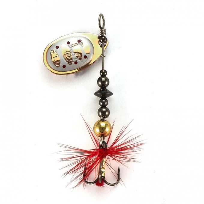 Блесна вращающаяся LUCKY JOHN BONNIE BLADE №1, 3,5 г, цвет 007 LJBB01-007