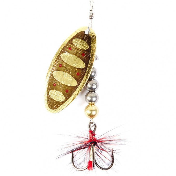 Блесна вращающаяся LUCKY JOHN SHELT BLADE TUNGSTEN BODY №3, 14 г, цвет 001 LJSBT03-001