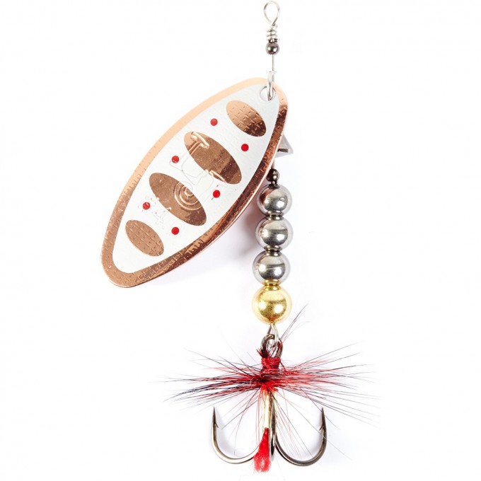 Блесна вращающаяся LUCKY JOHN SHELT BLADE TUNGSTEN BODY №3, 14 г, цвет 007 LJSBT03-007