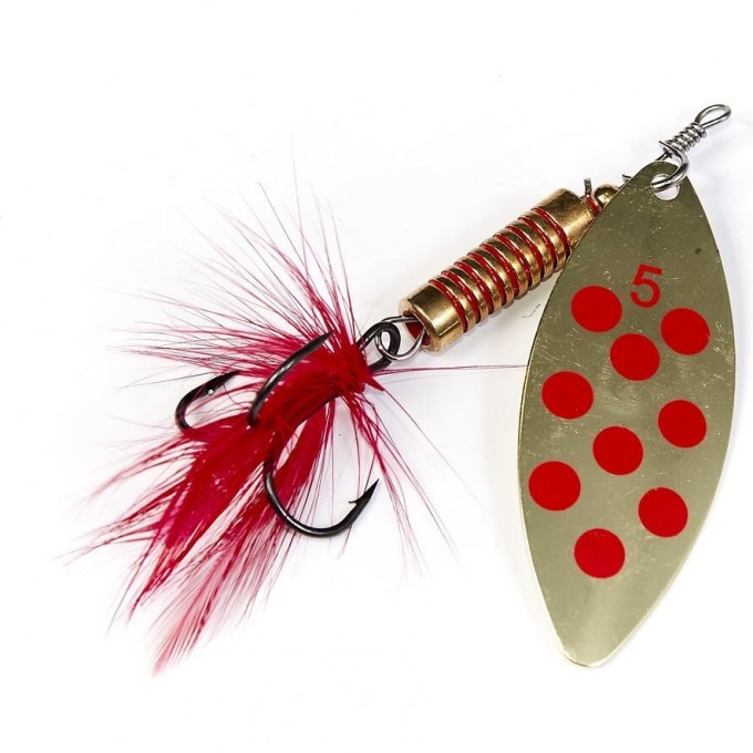 Блесна вращающаяся LUCKY JOHN SPIN-X LONG №5, 12 г, цвет Gr LJSL05-GR