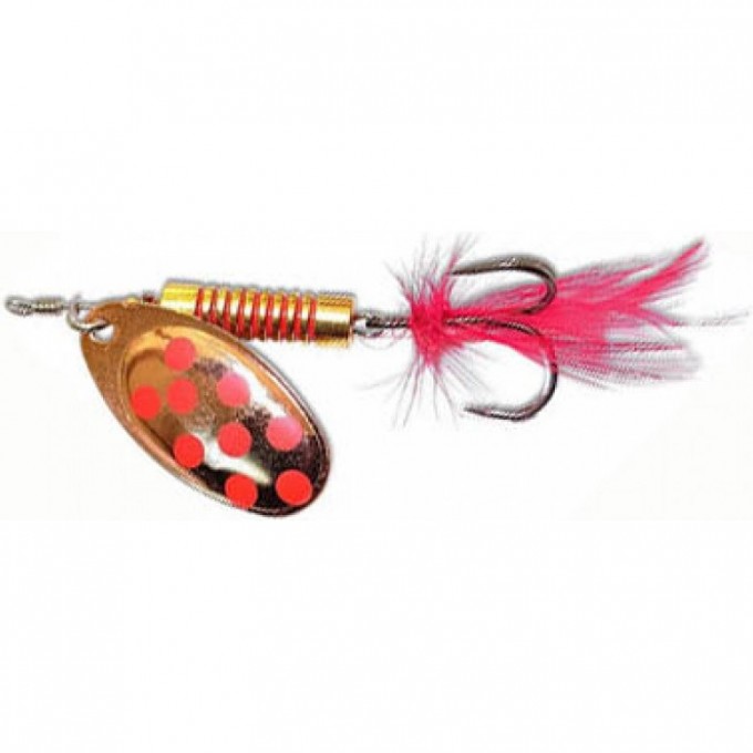 Блесна вращающаяся LUCKY JOHN SPIN-X ROUND №4, 11 г, цвет Cr LJSR04-CR