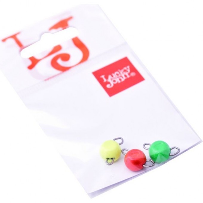 Груз-головки разборные LUCKY JOHN BALL RGY MIX1 25г, 3шт LJBRMIX1-025