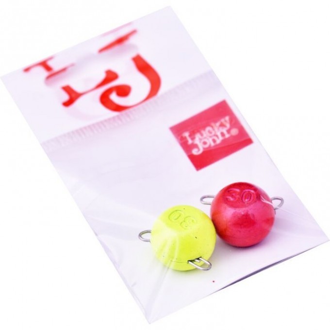 Груз-головки разборные LUCKY JOHN BALL RGY MIX1 56г, 2шт LJBRMIX1-056
