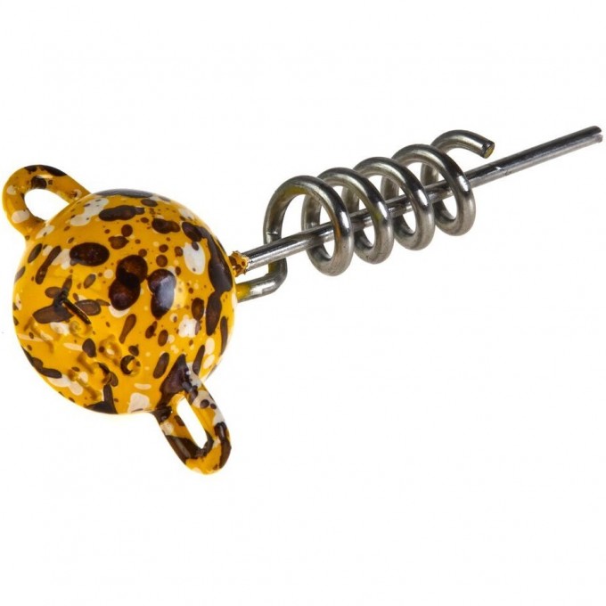 Груз-головки спираль LUCKY JOHN 3D BBS SERIES WOBBLING FLEXHEAD PIKE 28г, цвет 002, 2шт LJWFP28-002