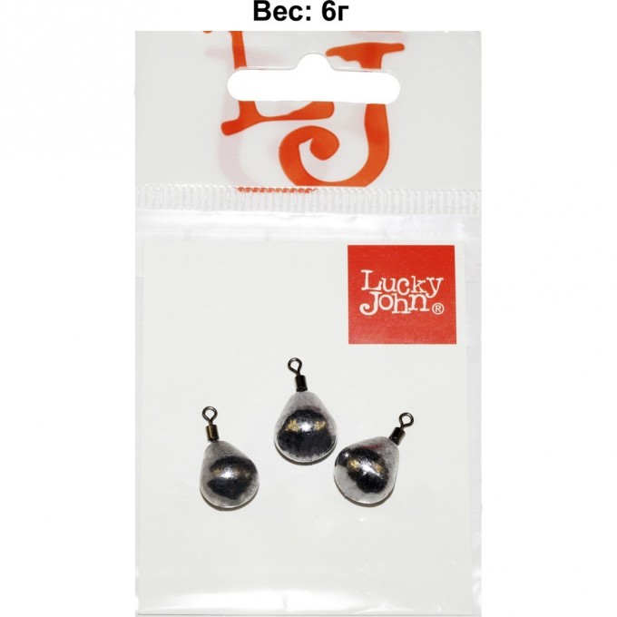 Грузa LUCKY JOHN JIG RIG 6г, уп. 3шт LJJR-0060