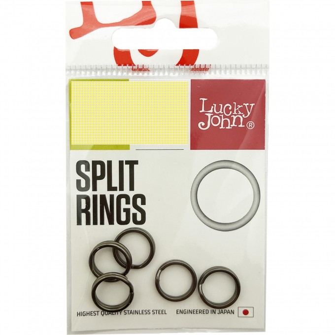 Кольца заводные LUCKY JOHN PRO SERIES SPLIT RINGS 04.6Мм/04Кг 10Шт. LJP5117-001