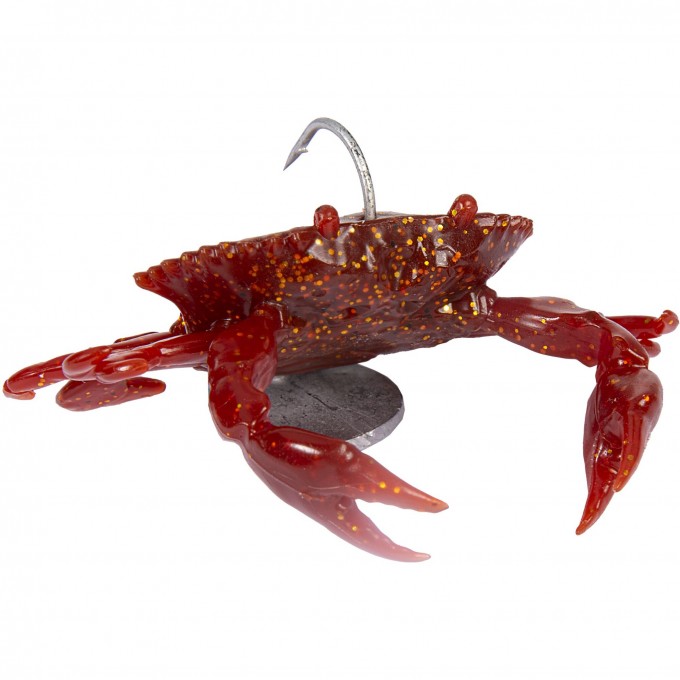 Крабы LUCKY JOHN 3D SERIES CRAB 3.0in С04, джиг-головка 1/2OZ (14,0 г.) 140418-C04