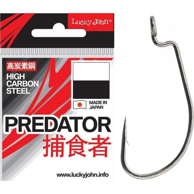 Крючки офсетные LUCKY JOHN PREDATOR LJH355 №5/0, 5шт LJH355-K050