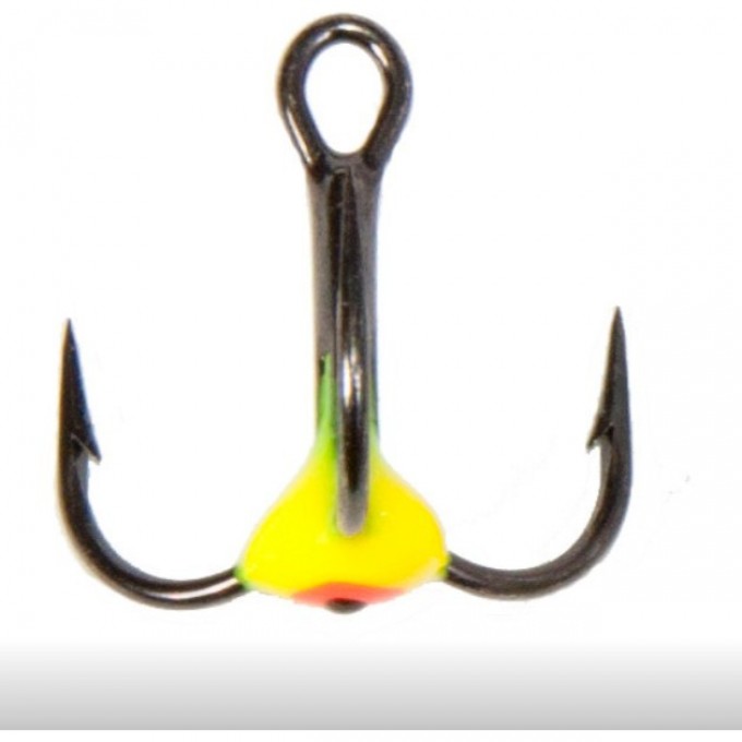 Крючок-тройник для приманок LUCKY JOHN с каплей цветной, №14, цвет 04 LJ99140-04
