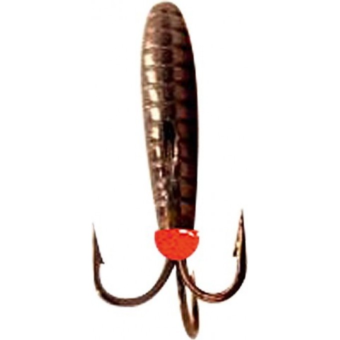 Мормышка вольфрамовая LUCKY JOHN ЧЕРТИК c отверстием 30мм, цвет B LJ30030-04