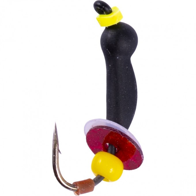 Мормышка вольфрамовая LUCKY JOHN Оса с петелькой, оснащённая паетками и кембриком 030/59 LJ23030-59