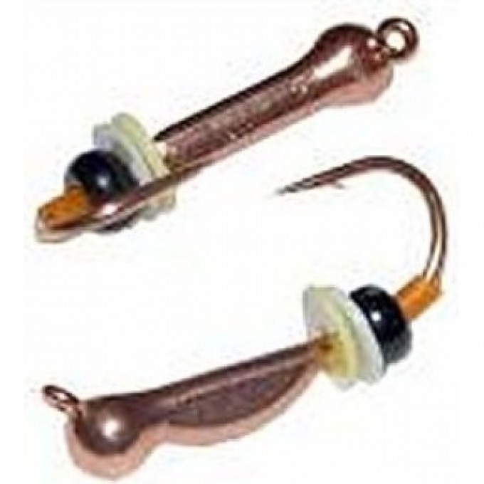 Мормышка вольфрамовая LUCKY JOHN ОСА с петелькой оснащённая паетками и кембриком 25мм, цвет g LJ23025-02