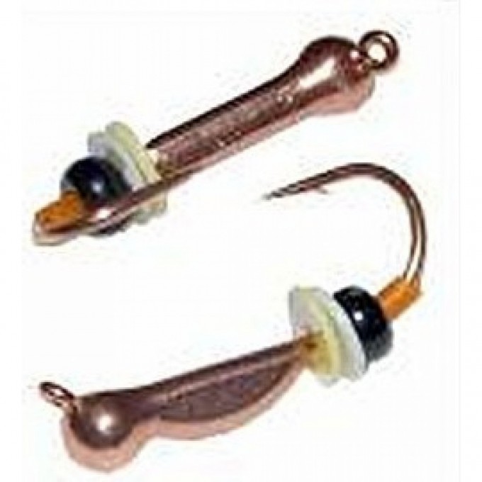 Мормышка вольфрамовая LUCKY JOHN ОСА с петелькой оснащённая паетками и кембриком 30мм, цвет g LJ23030-02