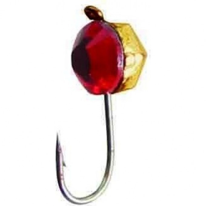 Мормышка вольфрамовая LUCKY JOHN SALMO КРУГЛАЯ граненая с петелькой и Swarovski 40мм, цвет 12 LJ06040-109