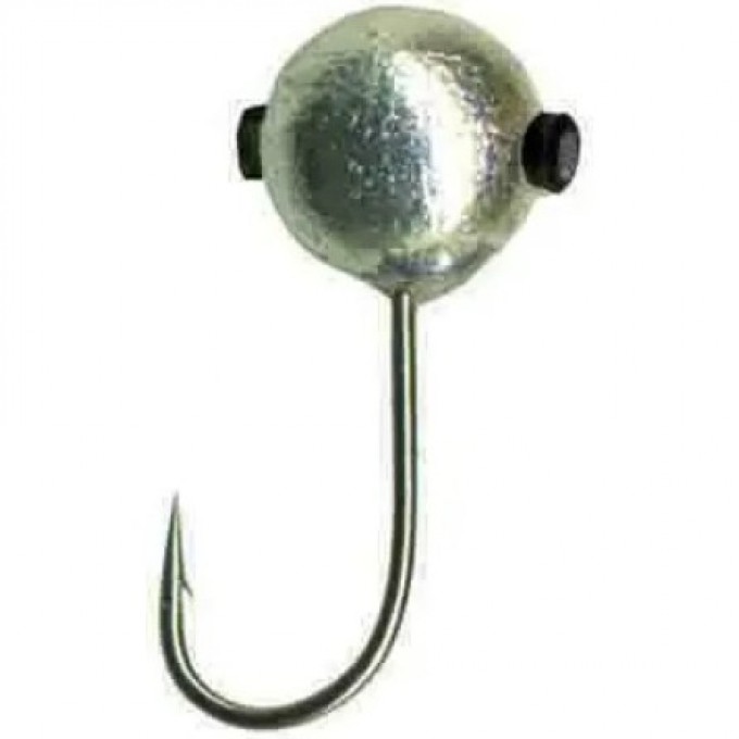 Мормышка вольфрамовая LUCKY JOHN SALMO ШАР с отверстием и кембриком 30мм, цвет s LJ03030-01