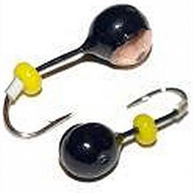 Мормышка вольфрамовая LUCKY JOHN ШАР с отверстием, коронкой и бисером 35мм, цвет c LJ03035-100