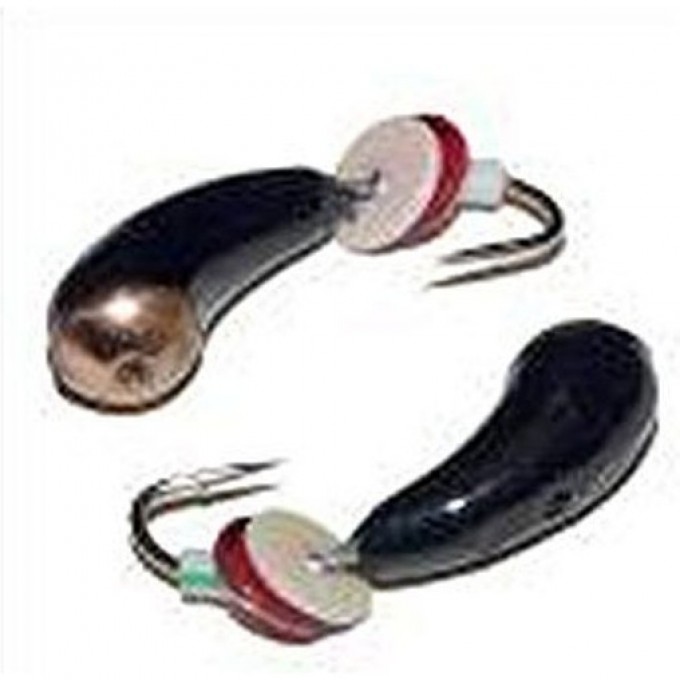 Мормышка вольфрамовая LUCKY JOHN УРАЛКА с отверстием, коронкой и бисером 30мм, цвет n LJ13030-141