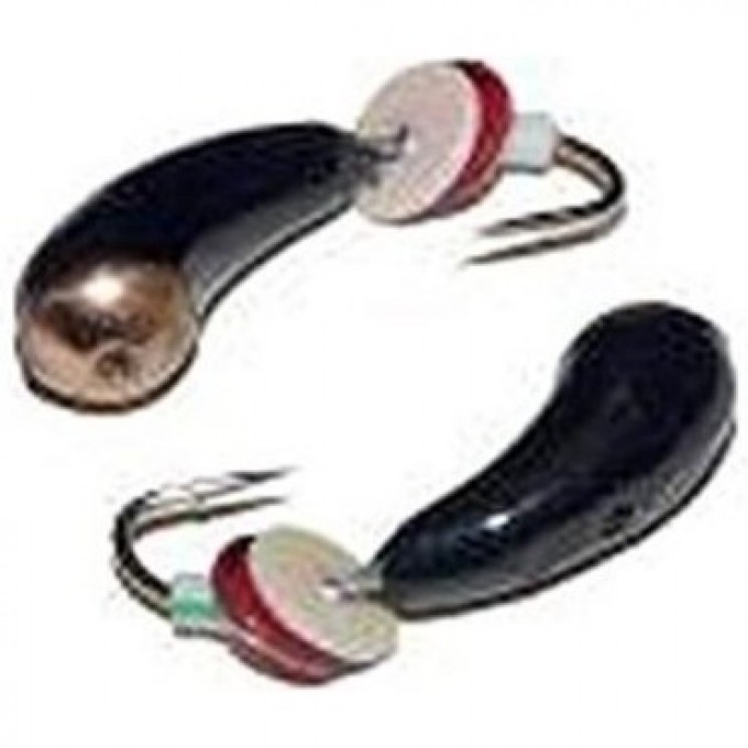 Мормышка вольфрамовая LUCKY JOHN УРАЛКА с отверстием, коронкой и бисером 40мм, цвет c LJ13040-139