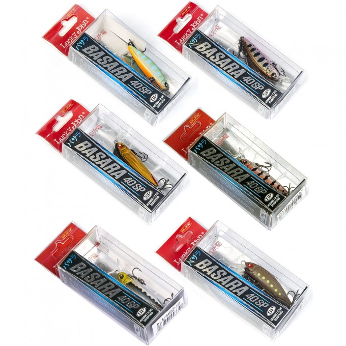 Набор воблеров LUCKY JOHN PRO SERIES BASARA SP 04.00/022SET 6шт. LJVP-022SET