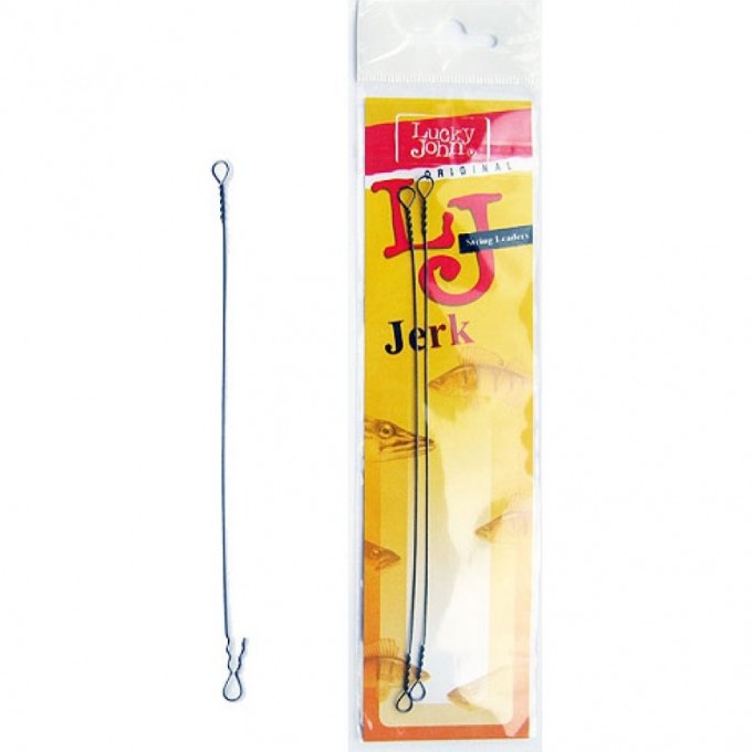 Поводки "Струна" LUCKY JOHN STRING JIG 24Кг 15См 5Шт. 7217-150