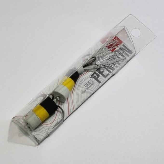 Приманка джиговая LUCKY JOHN PENNON 11 см, цвет Бел./жел./чер. В Блистере FB3002296