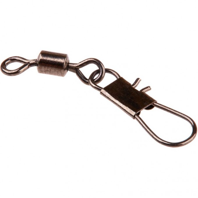 Вертлюги с застежкой LUCKY JOHN PRO SERIES BARREL AND INTERLOCK BLACK 010 7Шт. LJP5103-010