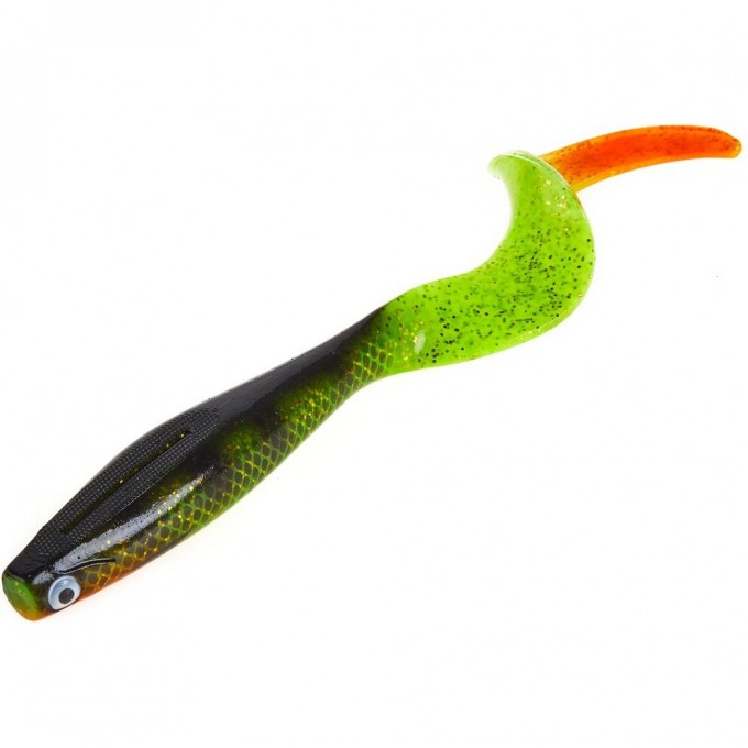 Виброхвост LUCKY JOHN 3D SERIES KUBIRA FIRE TAIL 9" (22,8 см), цвет PG41 1шт. 140437-PG41