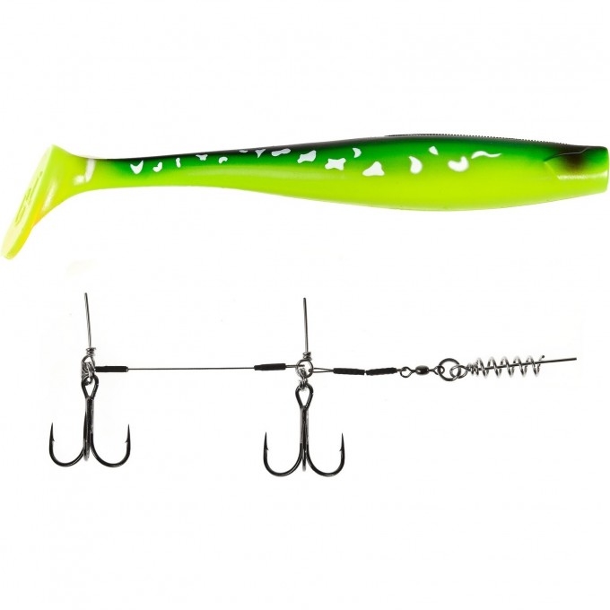 Виброхвосты LUCKY JOHN 3D BBS SERIES GIANT KUBIRA SWIM SHAD 10,3in (26,00)/PG26 1шт.+STINGER XL 140434SET-PG26