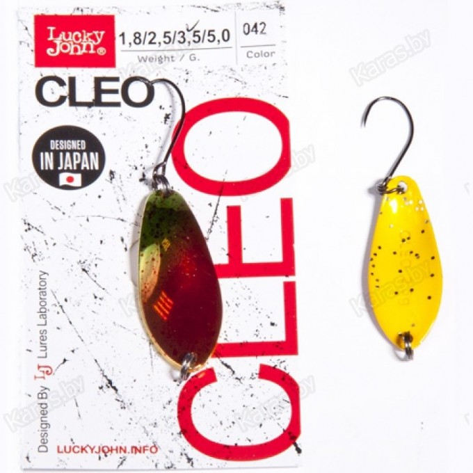 Блесна колеблющаяся LUCKY JOHN CLEO 3,5 г, цвет 042 LJCL35-042